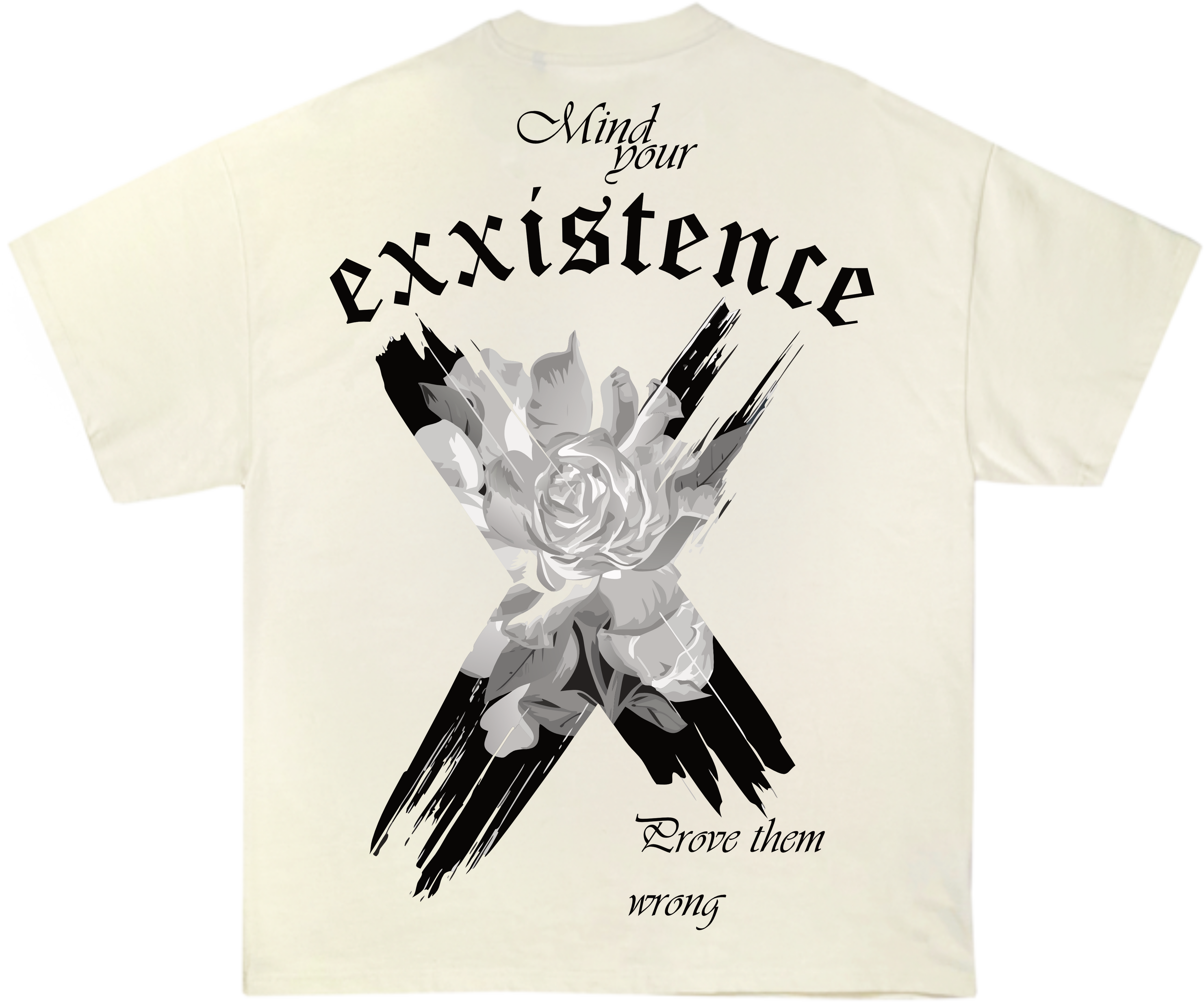 Camiseta Oversize "Exxistence"